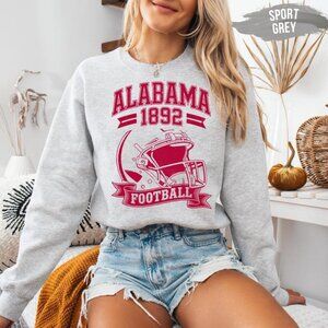 Alabama crimson tide Crewneck Sweatshirt, Tshirt, 1892 Retro Football